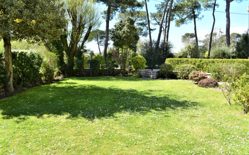 jardin coté gauche avec les relax